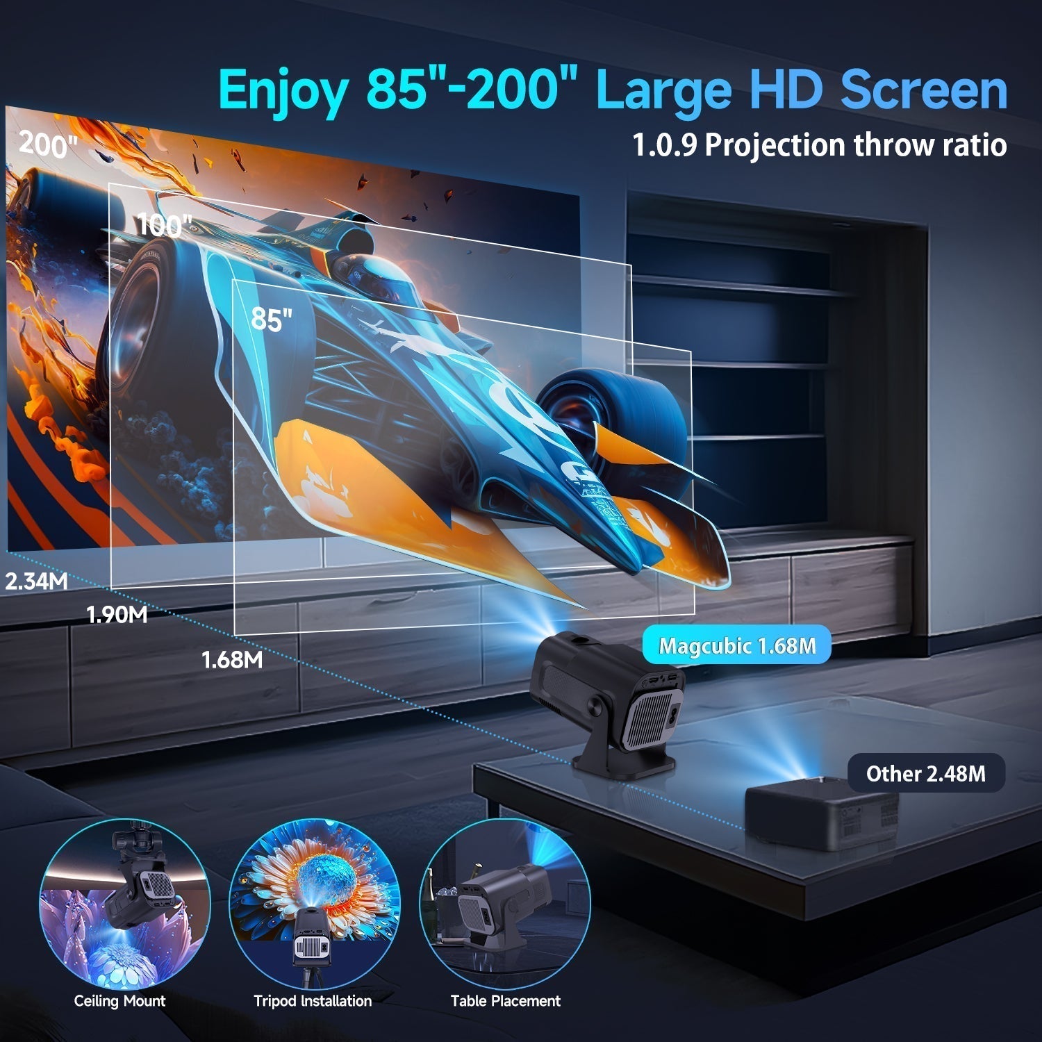 Draagbare Mini Projector | Navando