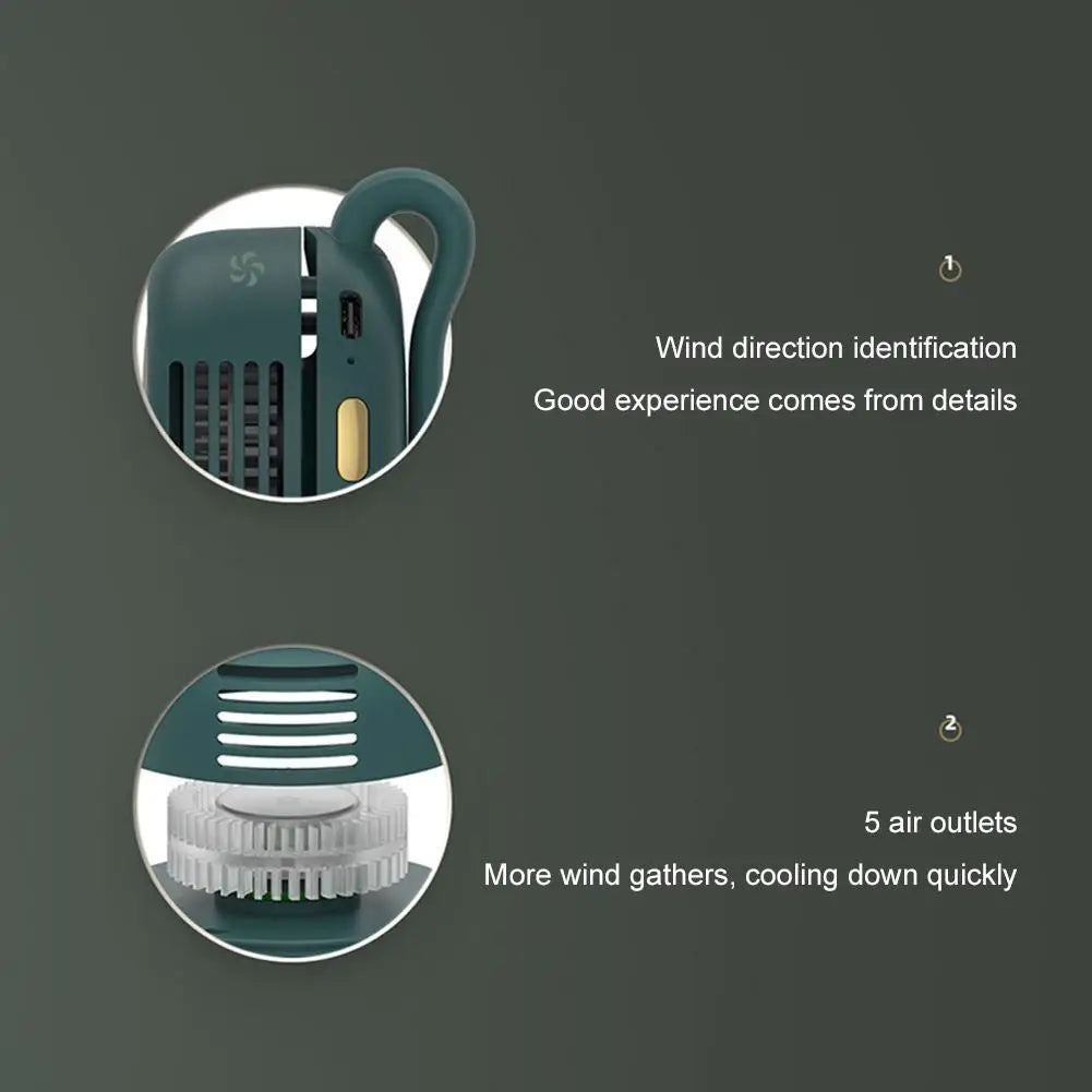 Draagbare Vleugelloze Mini Ventilator | Navando
