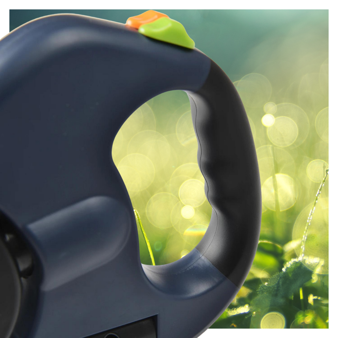 Dubbele intrekbare hondenriem met LED-lampje | Kluwenvrij en ergonomisch ontwerp 6