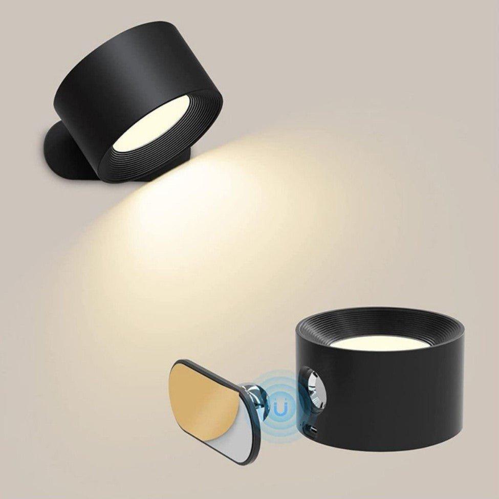 LumièreStick – Draadloze en Energiezuinige Wandlamp met 360° Rotatie