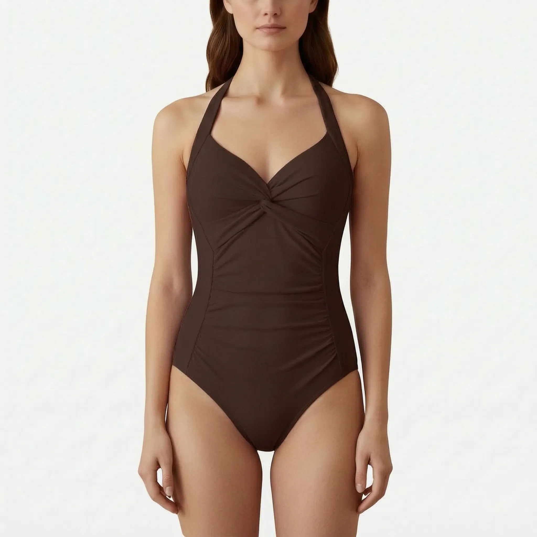 Elegant Badpak Dames Met Halterhals | Navando