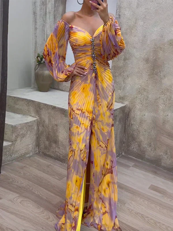 Elegante Avondjurk Met Mouw | Navando