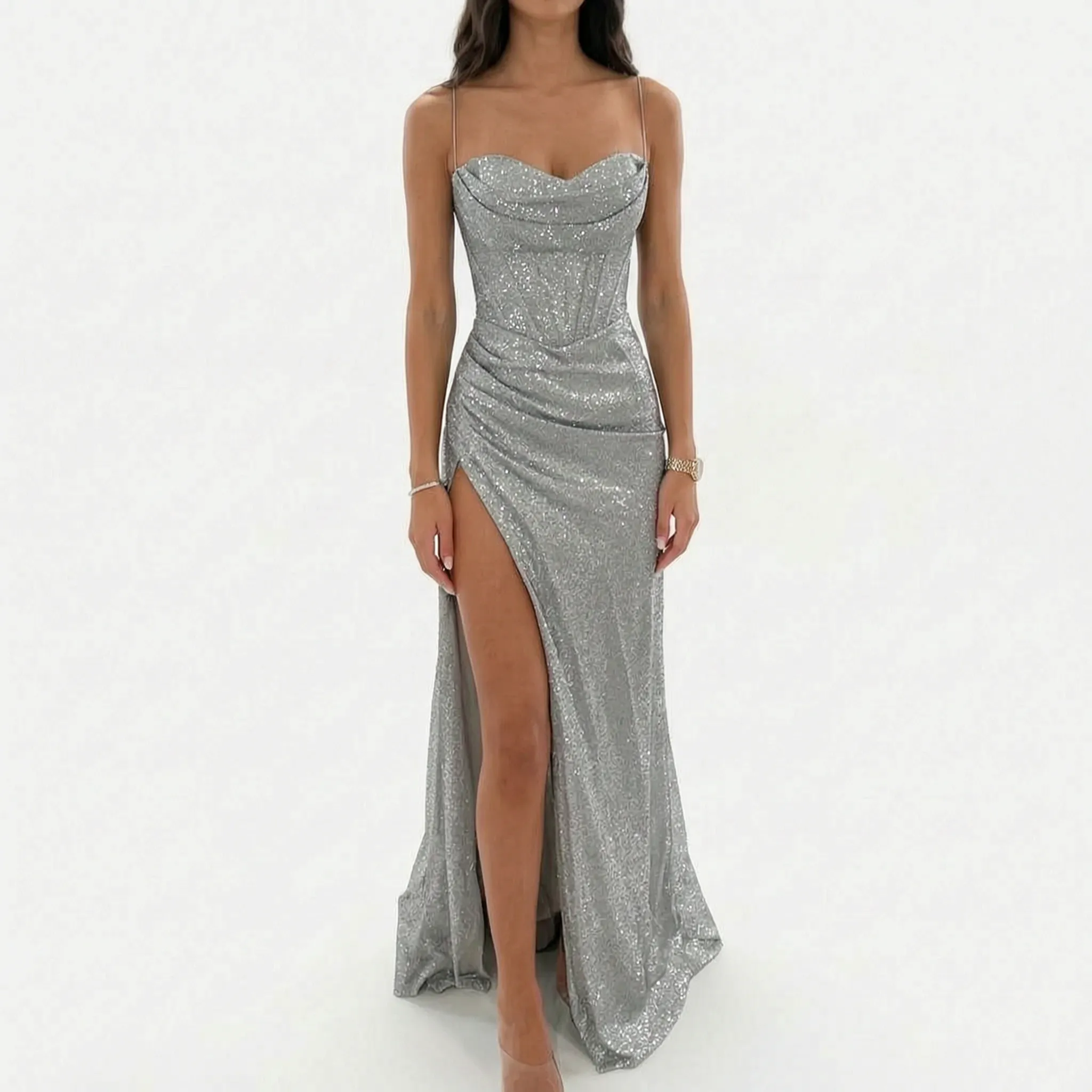 Elegante Avondjurk Met Split | Navando