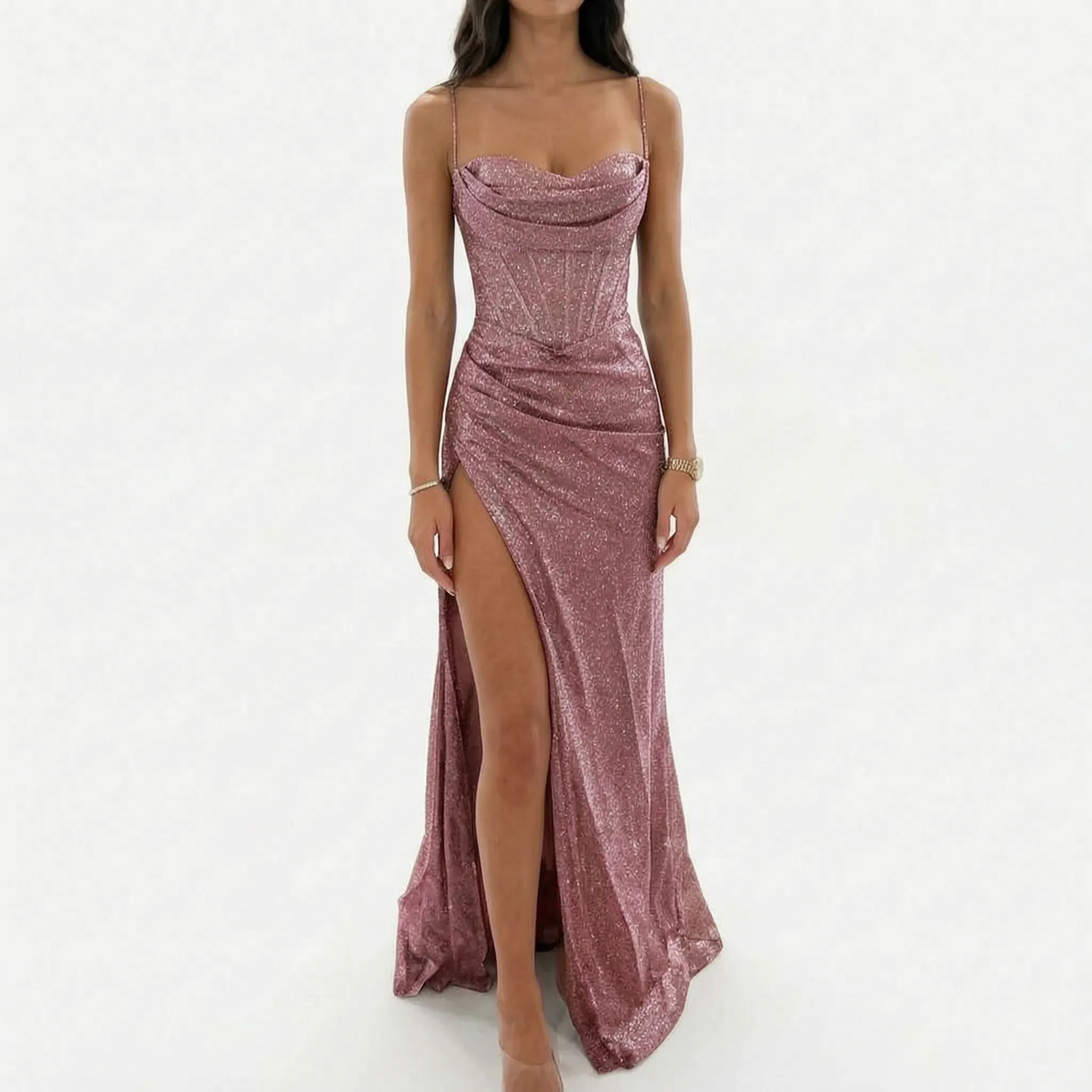 Elegante Avondjurk Met Split | Navando