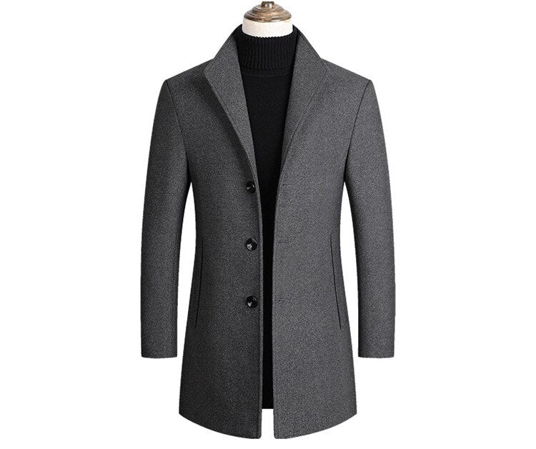 Elegante Bond-jas | Eersteklas materiaal, Drieknoopssluiting, Klassieke snit 2