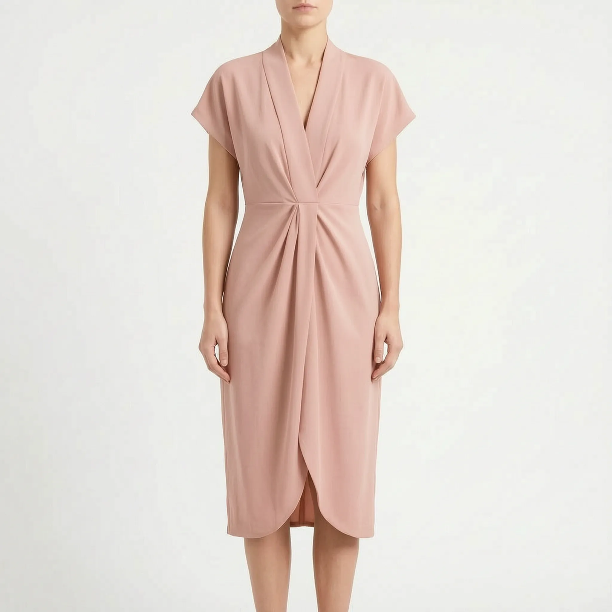 Elegante Midi-Wikkeljurk | Navando