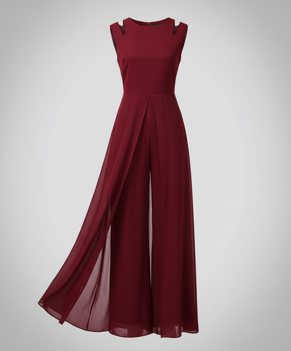 Elegante Mouwloze Jumpsuit | Navando