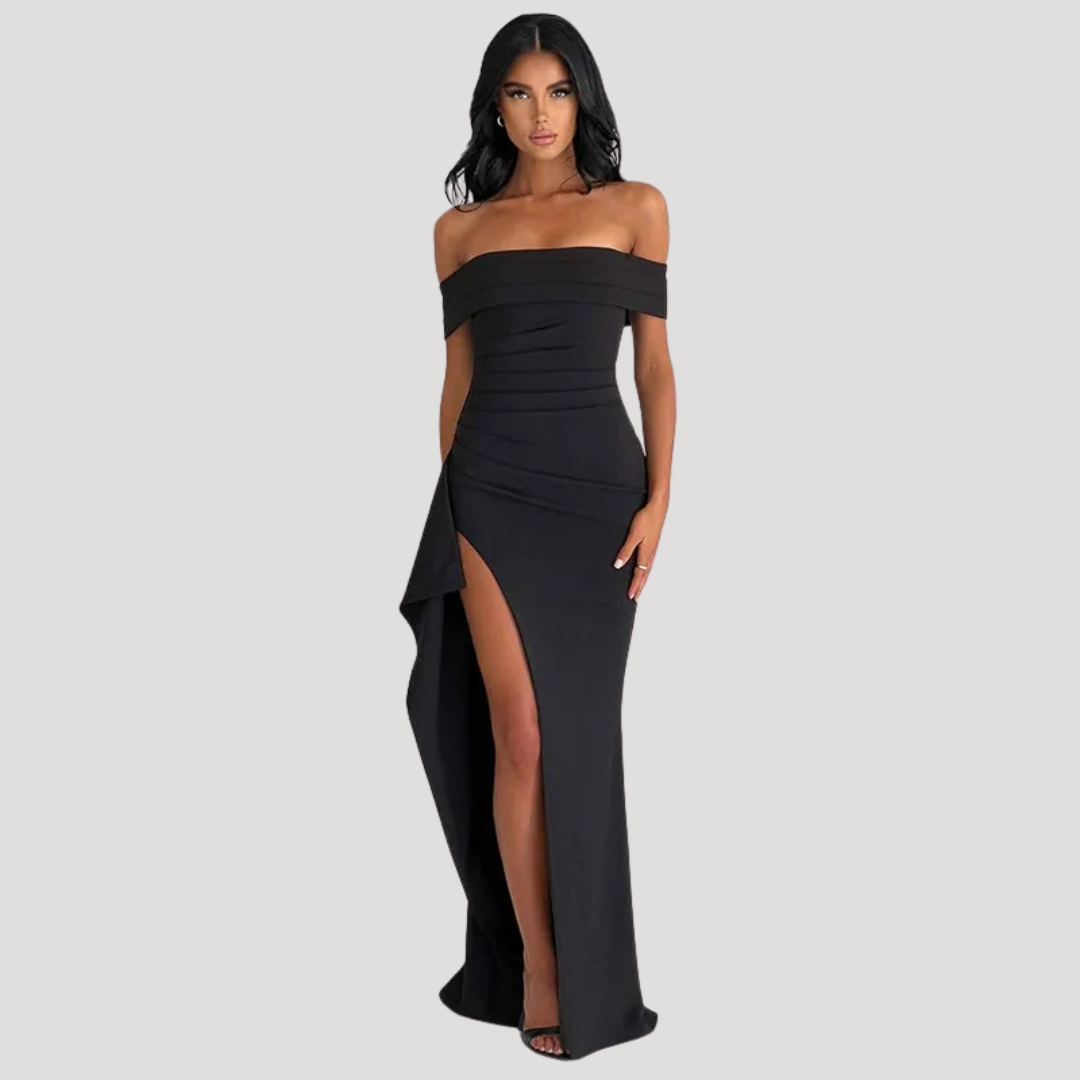 Elegante Off-Shoulder Maxijurk | Navando