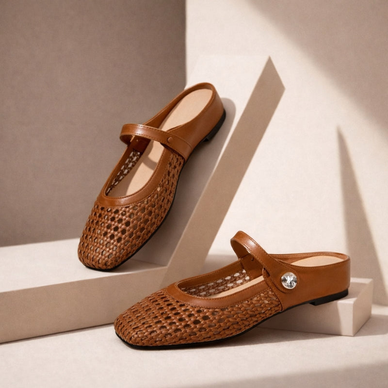 Elegante Platte Muiltjes | Navando