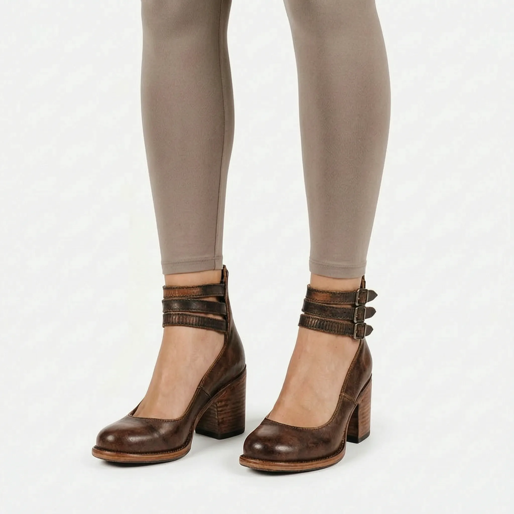 Elegante Pump Met Stevige Blokhak | Navando