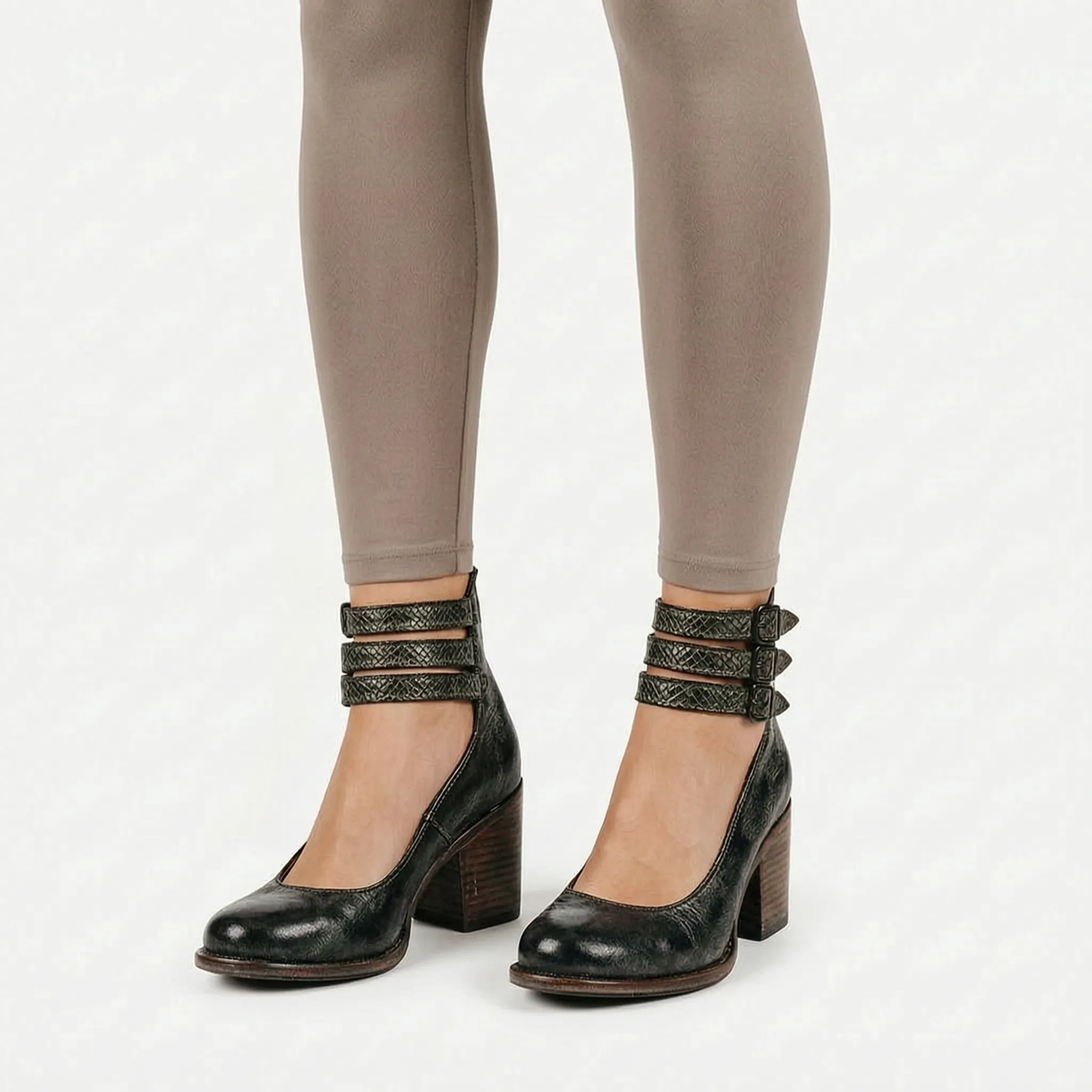 Elegante Pump Met Stevige Blokhak | Navando