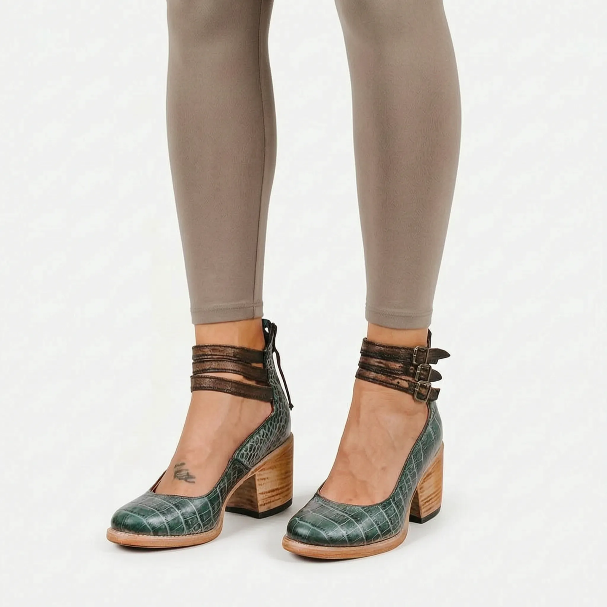 Elegante Pump Met Stevige Blokhak | Navando