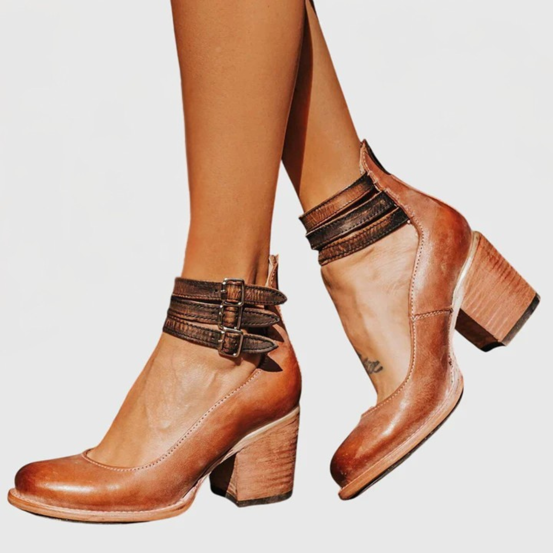 Elegante Pump Met Stevige Blokhak | Navando