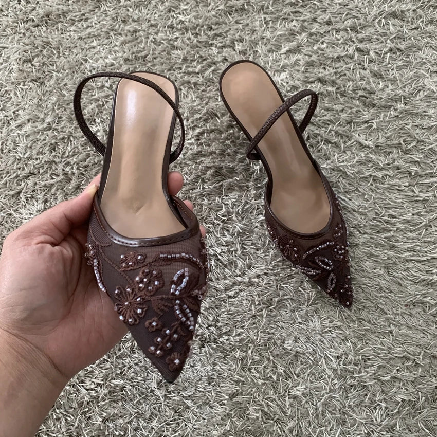 Elegante Slingback Hakken | Navando