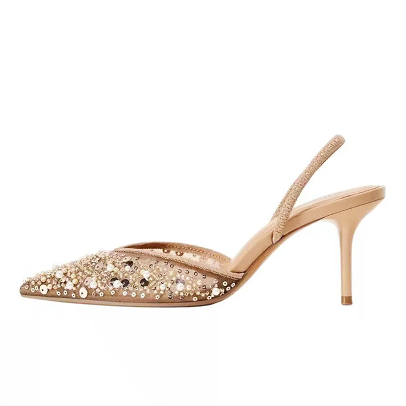 Elegante Slingback Pumps Met Naaldhak | Navando
