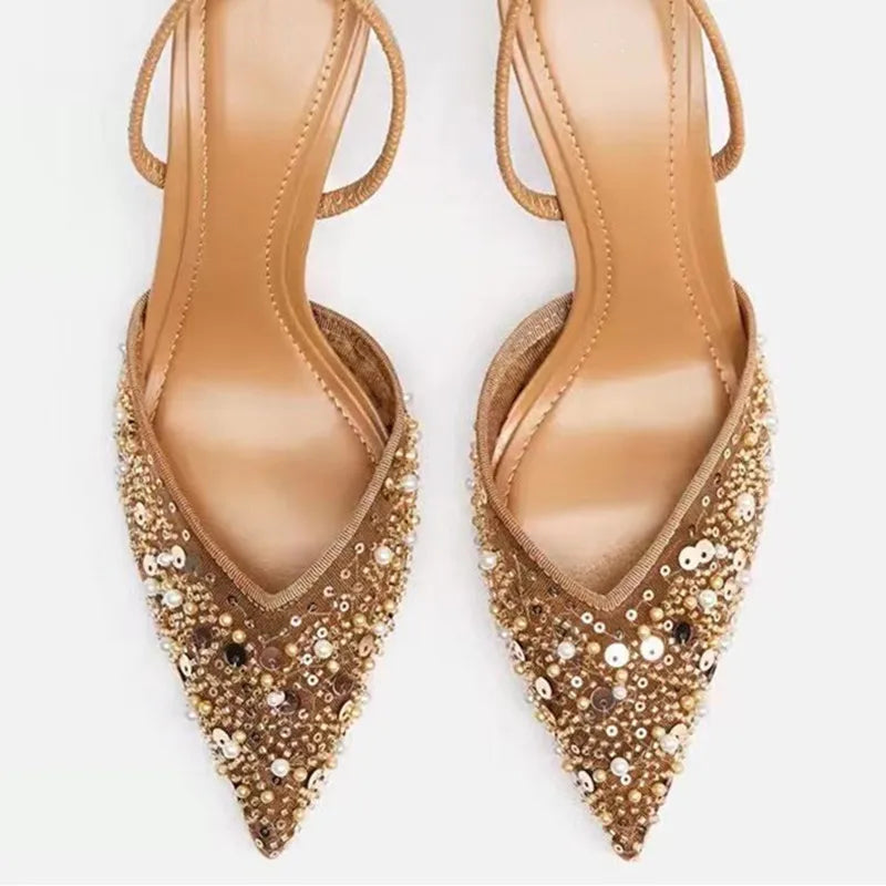 Elegante Slingback Pumps Met Naaldhak | Navando