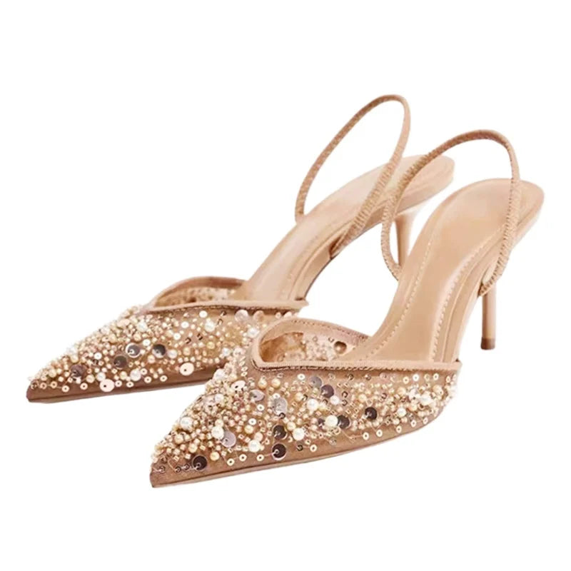 Elegante Slingback Pumps Met Naaldhak | Navando