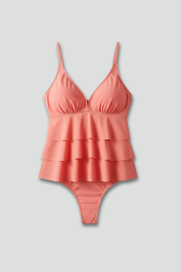 Elegante Tankini Sets Met Gelaagde Ruches | Navando