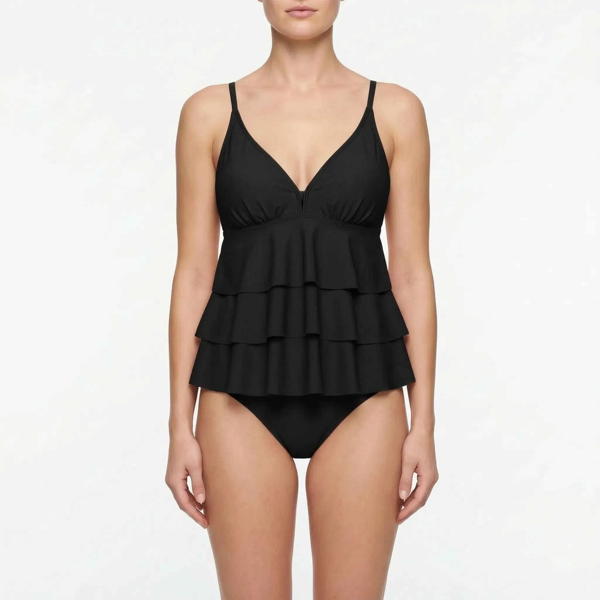 Elegante Tankini Sets Met Gelaagde Ruches | Navando