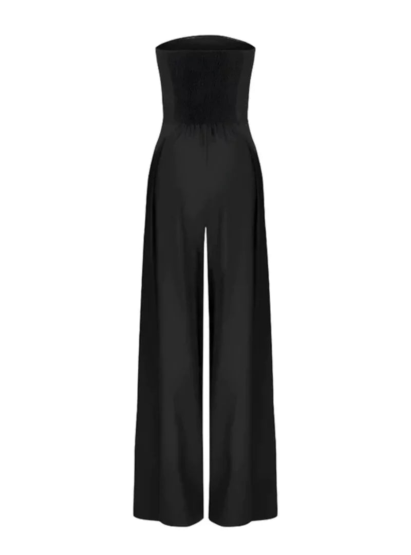 Elegante strapless jumpsuit voor dames – losse pasvorm voor de zomer 4