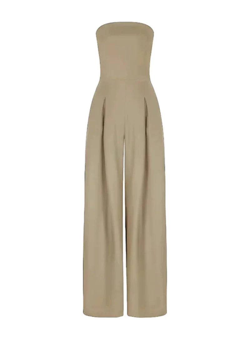 Elegante strapless jumpsuit voor dames – losse pasvorm voor de zomer 7