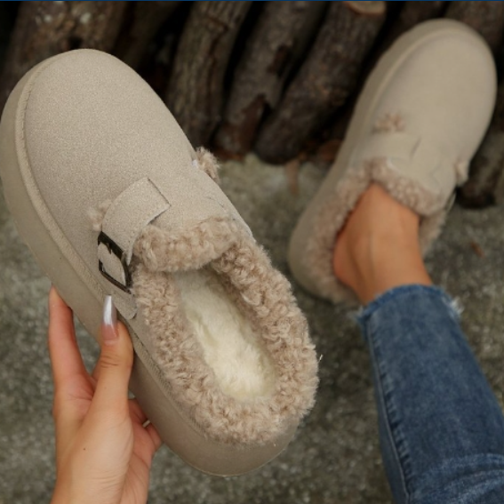 Pantoffels_Dames_Warm_Comfortabel_Zacht_Nederland_Belgie_Victoria_Mae_Beige