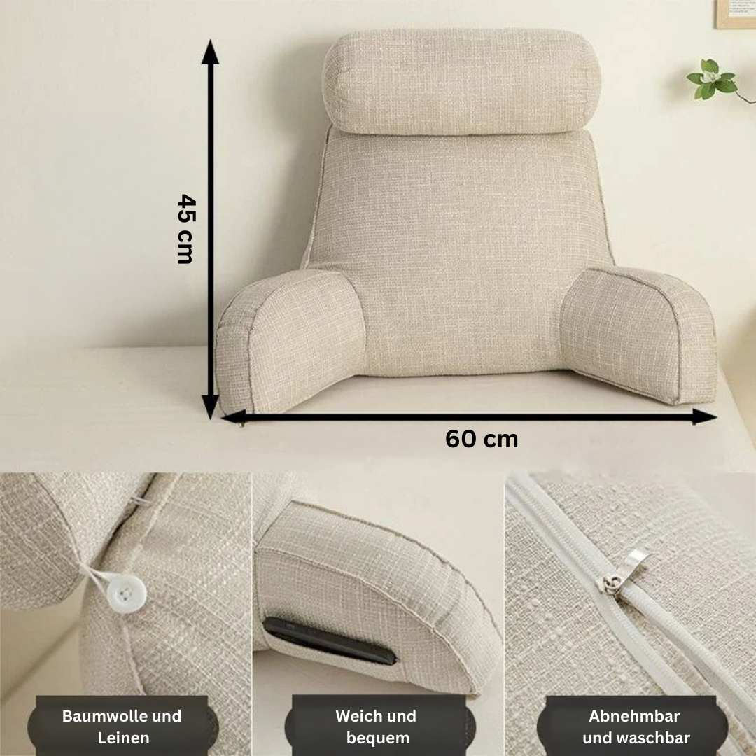 Ergonomisch rugkussen | Verstelbare hoofdsteun en zachte armleuningen 8