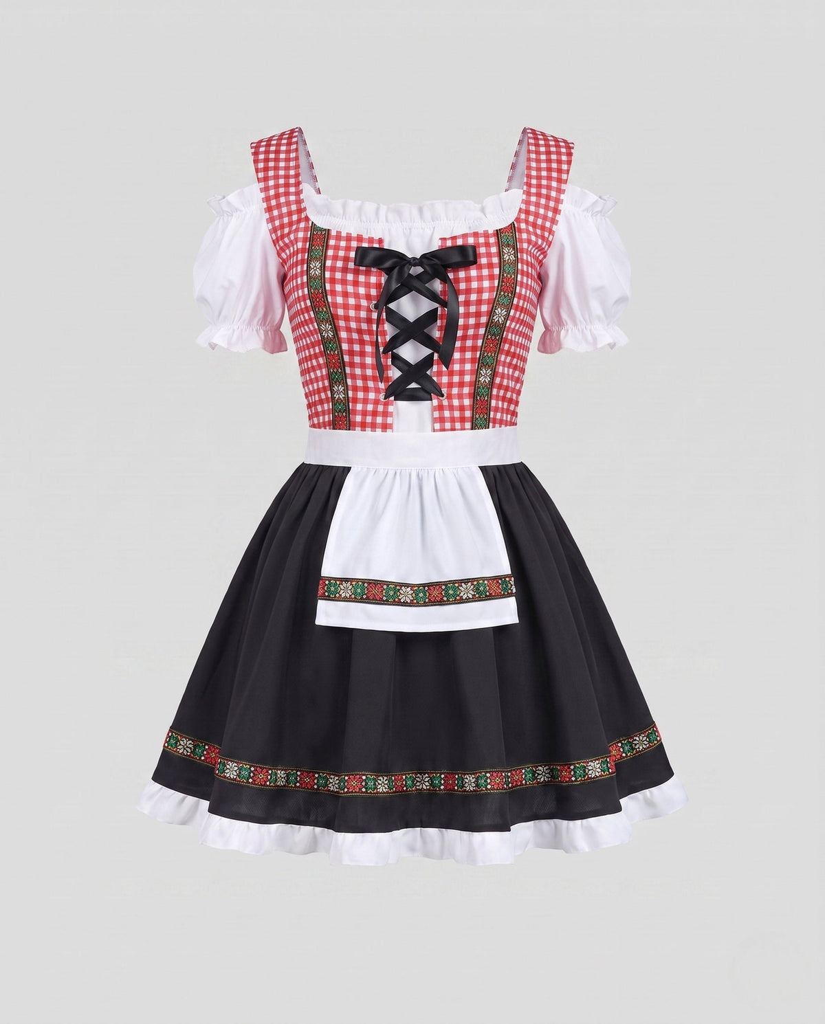 Fayen | Traditionele Dirndl Jurk Met Ruches