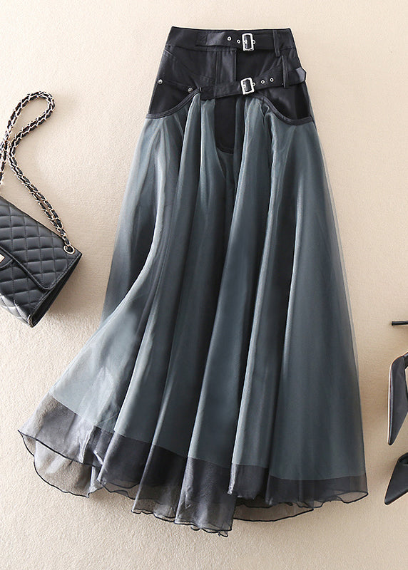 Franse mode | Stijlvolle patchwork tule rok 1