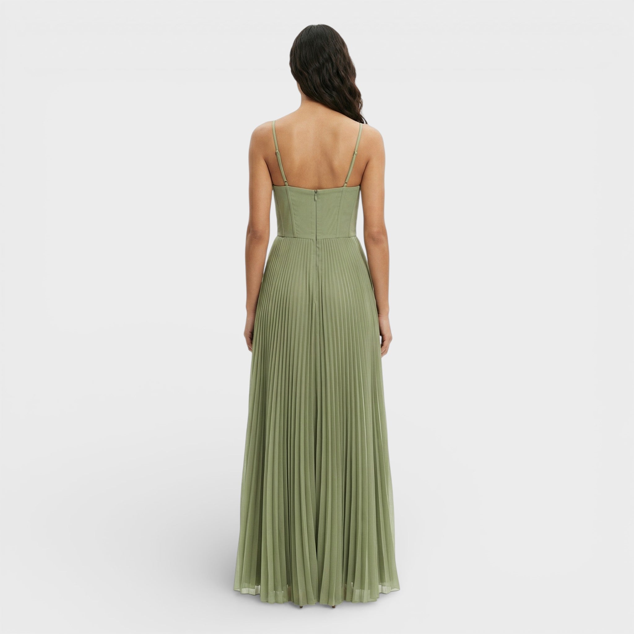 Gast | Geplooide midi jurk met flare-fit 3