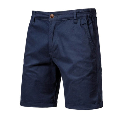 Geklede Effen Chino Shorts | Navando