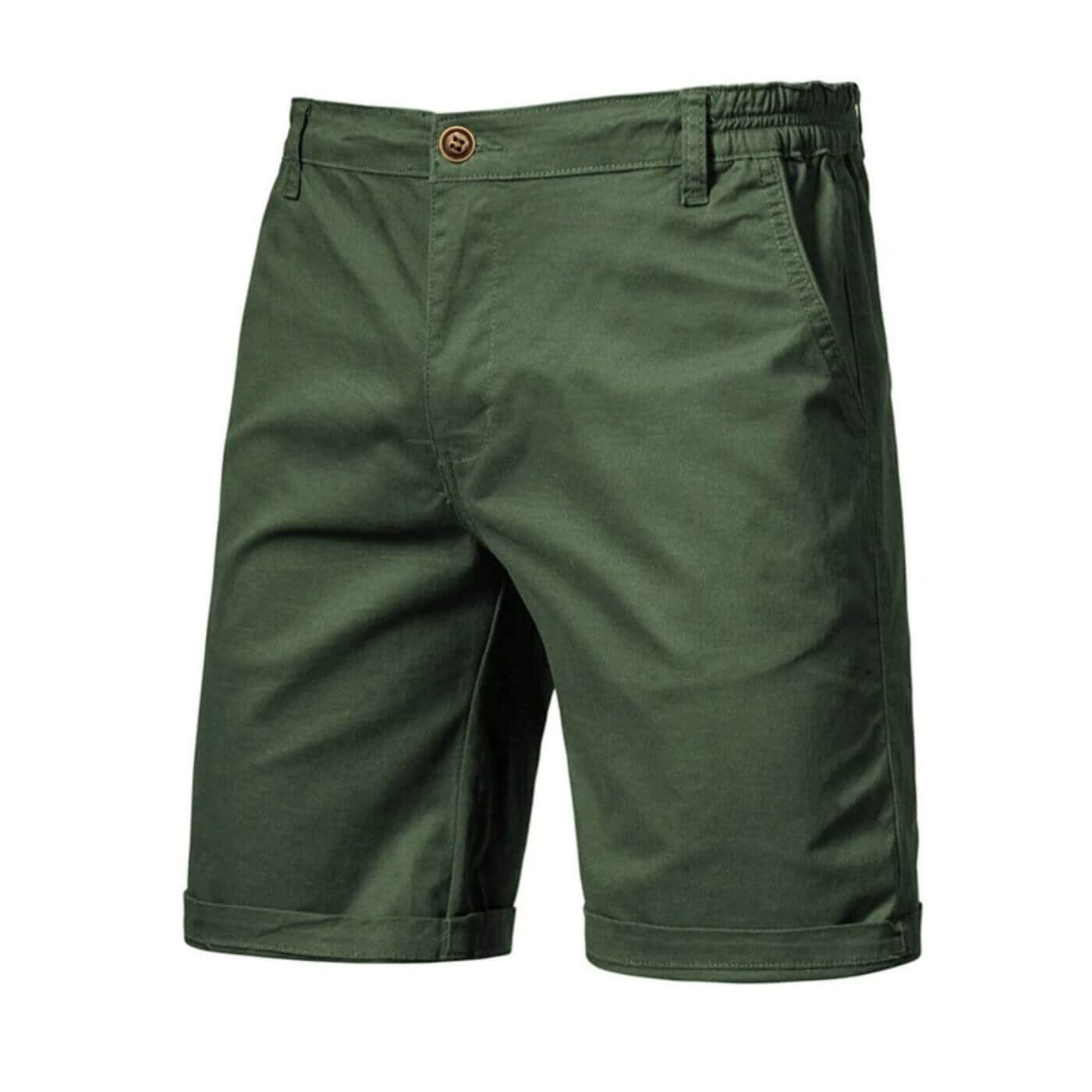 Geklede Effen Chino Shorts | Navando