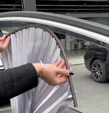 Geplooide Zonneschermen Voor De Auto | Navando