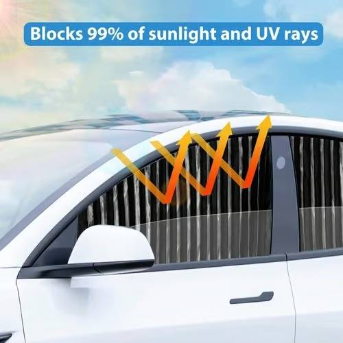 Geplooide Zonneschermen Voor De Auto | Navando