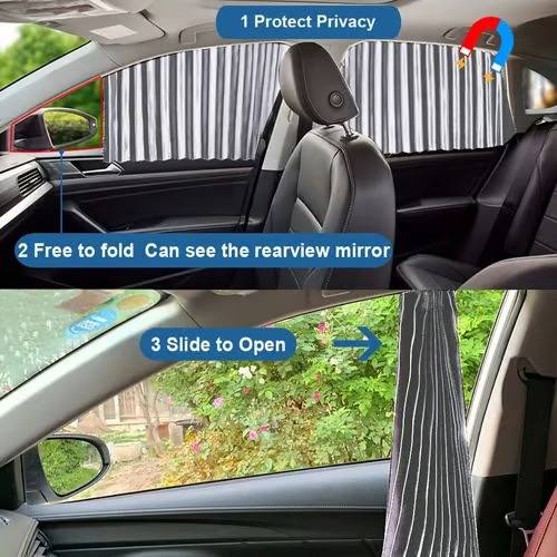 Geplooide Zonneschermen Voor De Auto | Navando