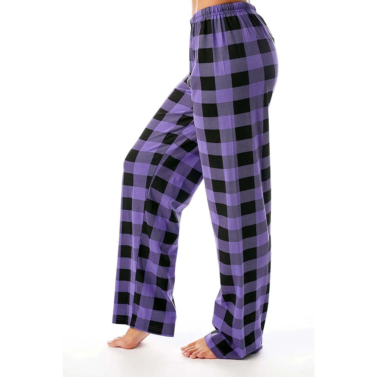 Geruite broek | Losse pyjamabroek 11