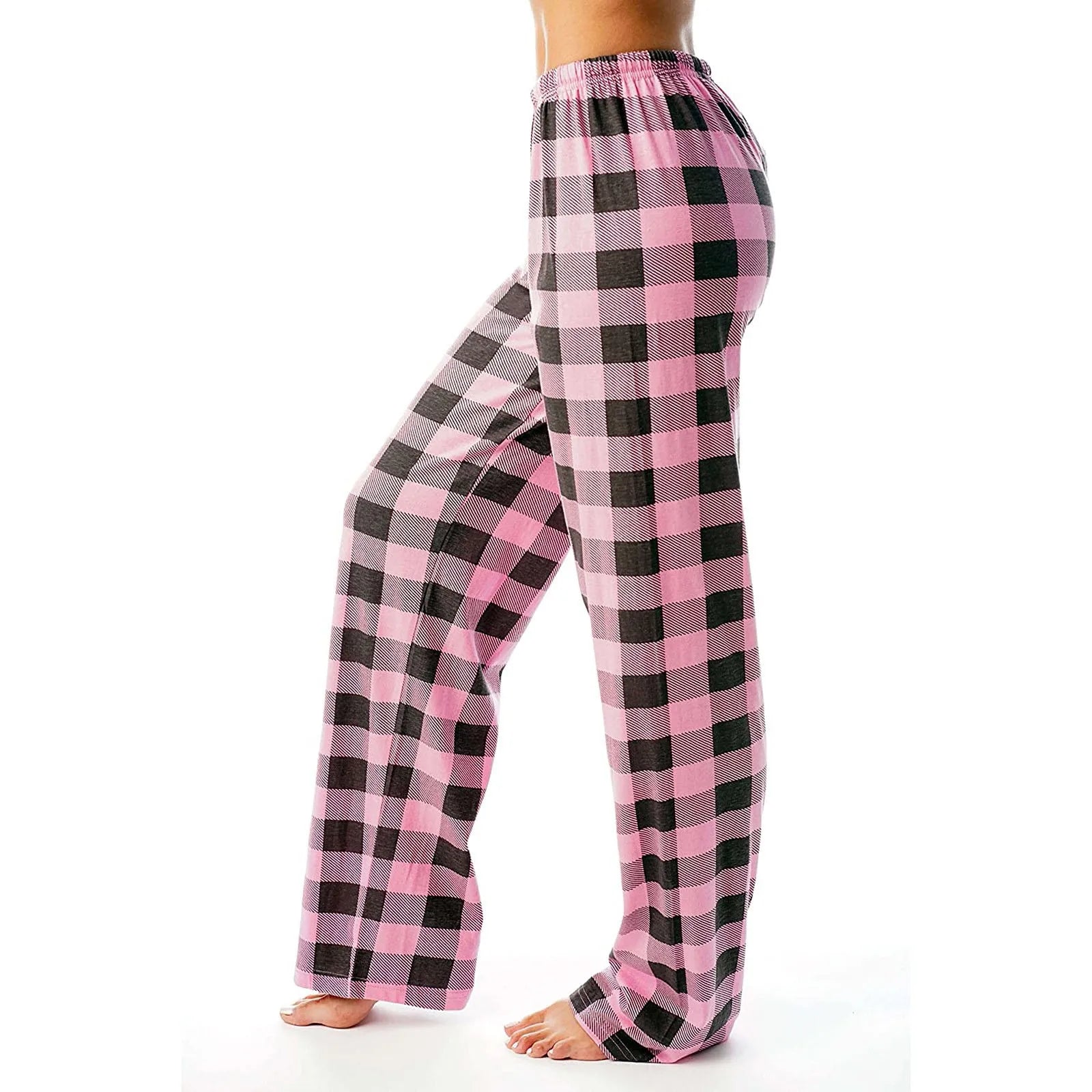 Geruite broek | Losse pyjamabroek 7