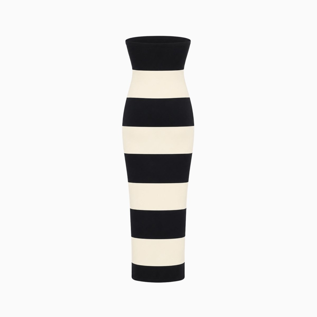 Gestileerde Strapless Maxi Jurk | Navando