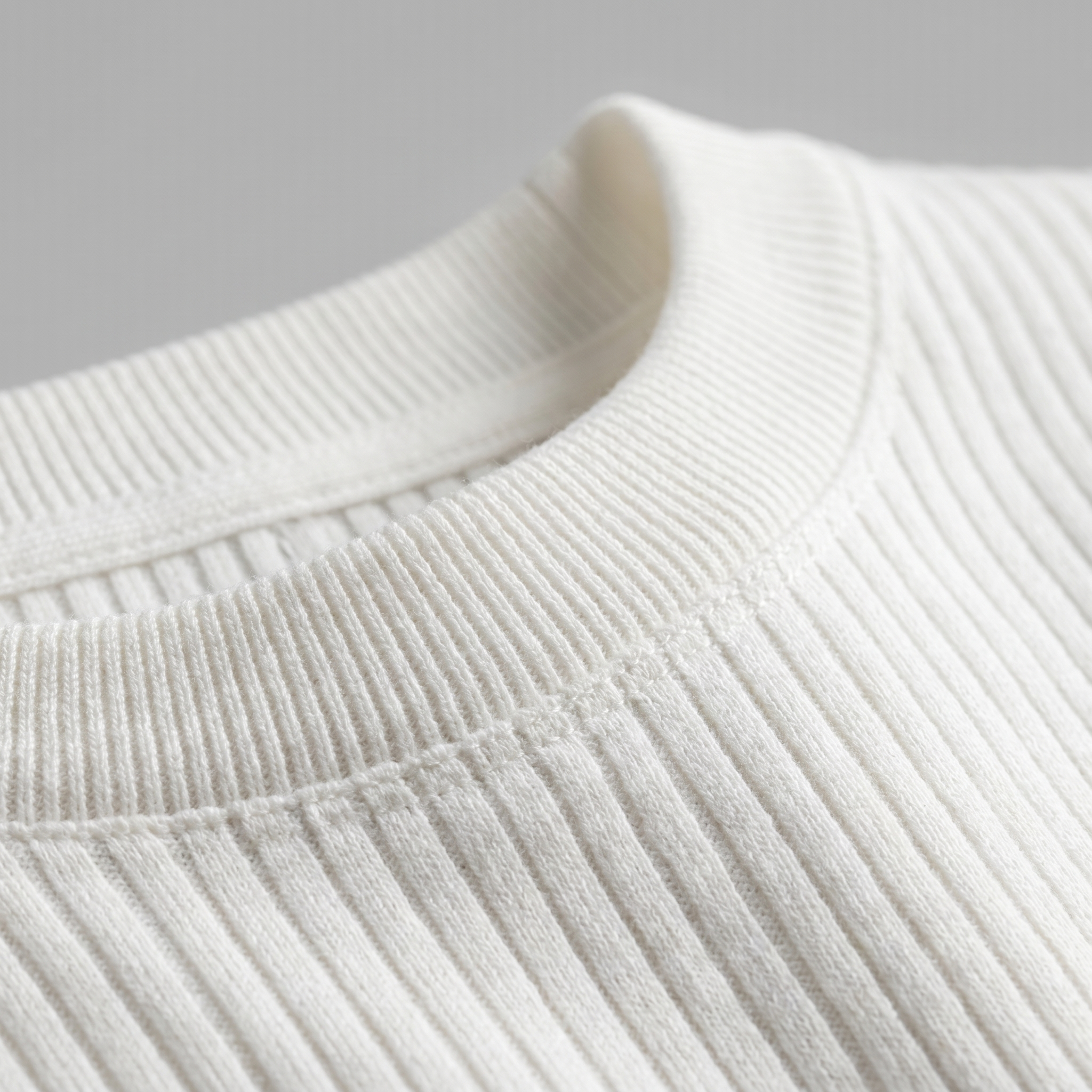 Gestructureerd Gebreid T-Shirt | Navando