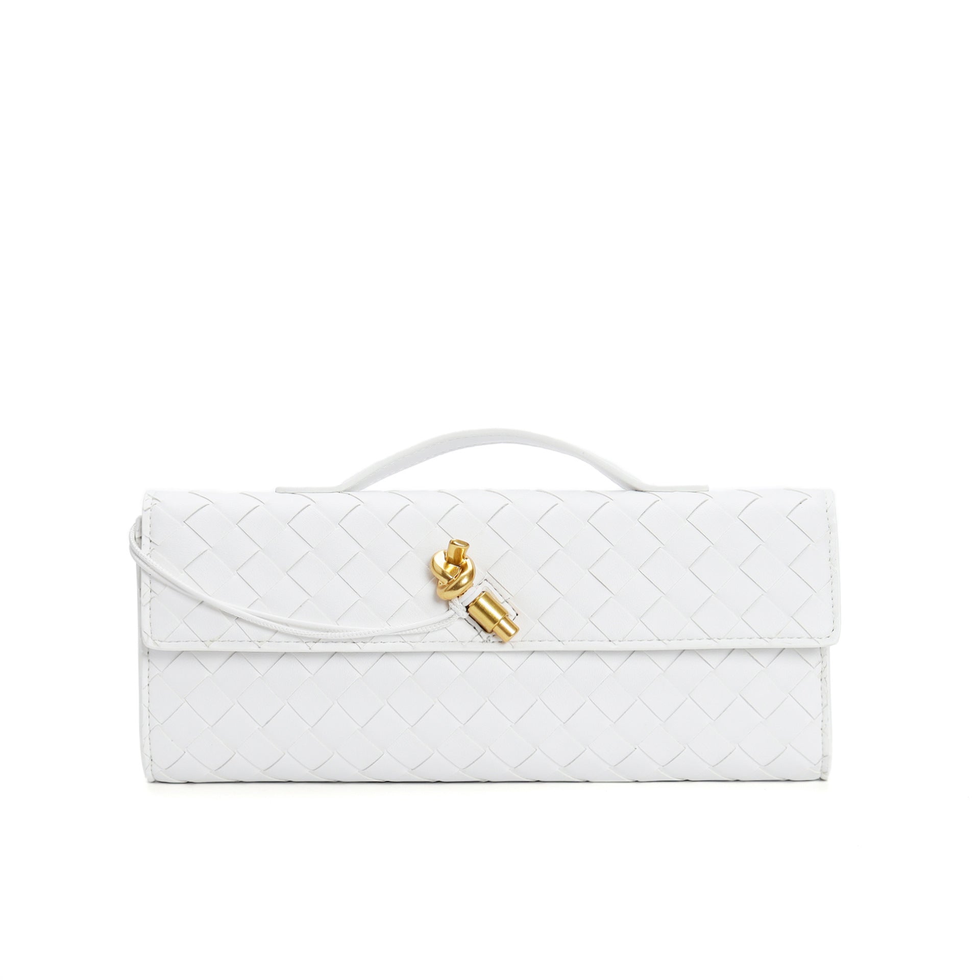Gevlochten dames clutch van echt leer – Elegant & Veelzijdig 16