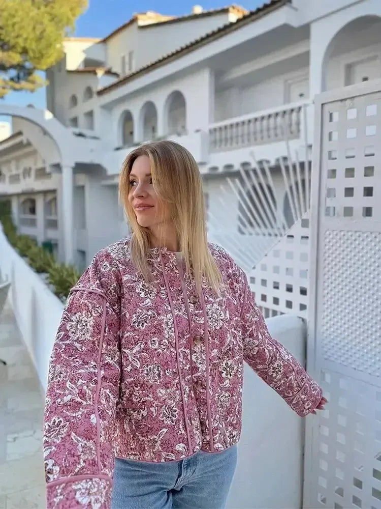 Aurora - Veste d'Été à Imprimé Floral