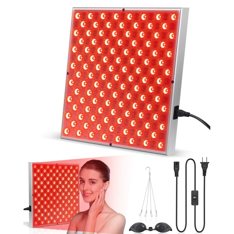 GlowVibe | Rood licht therapiepaneel met 225 LEDs 0