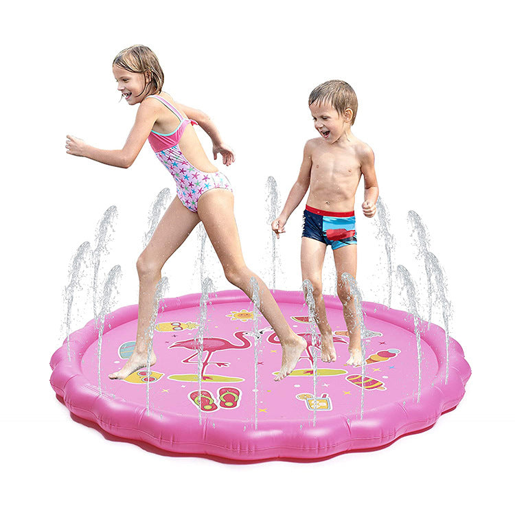 Grote Ronde Roze Zomerse Waterspeelmat | Navando