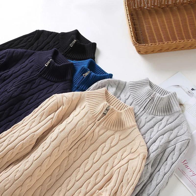 Trui_Heren_Halve_Rits_Zip_Winter_Mannen