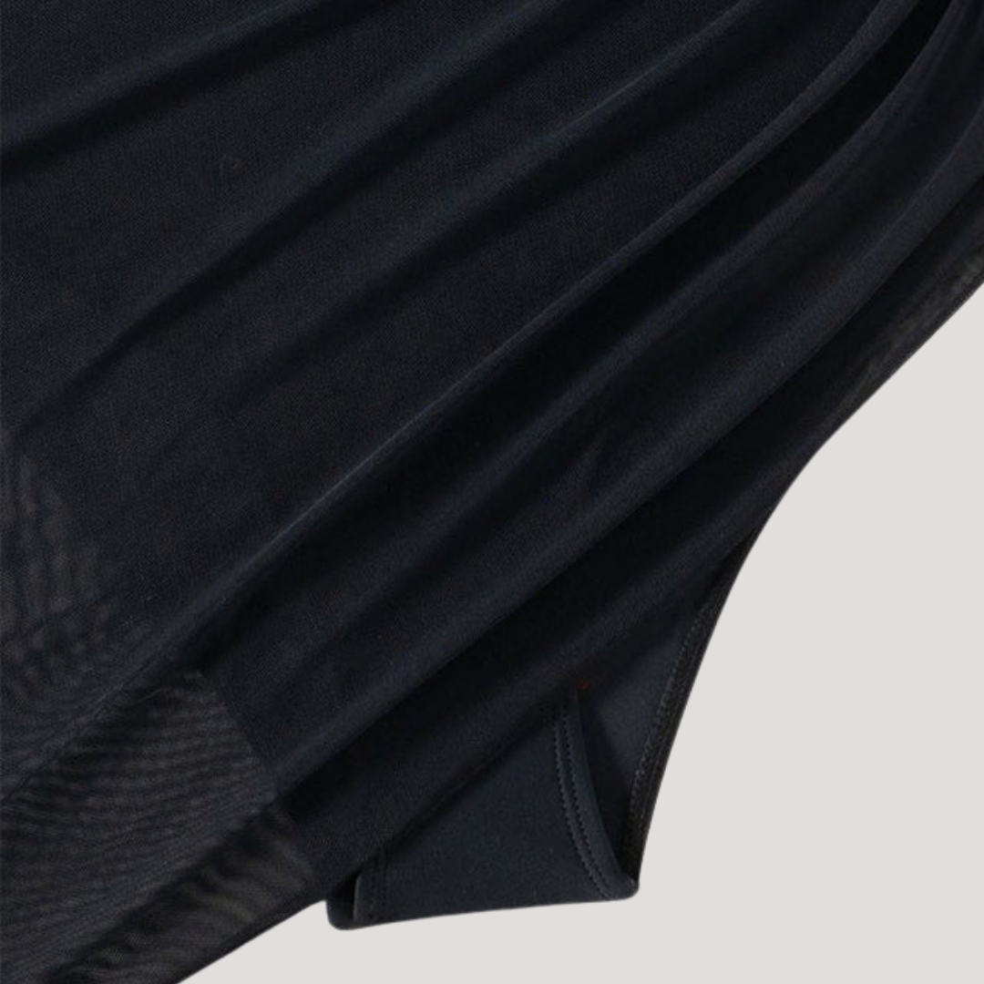 Halter Zwemjurk Met Rimpeldetails | Navando