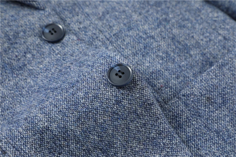 Herenblazer Grijs Hoogwaardige Elegante 4