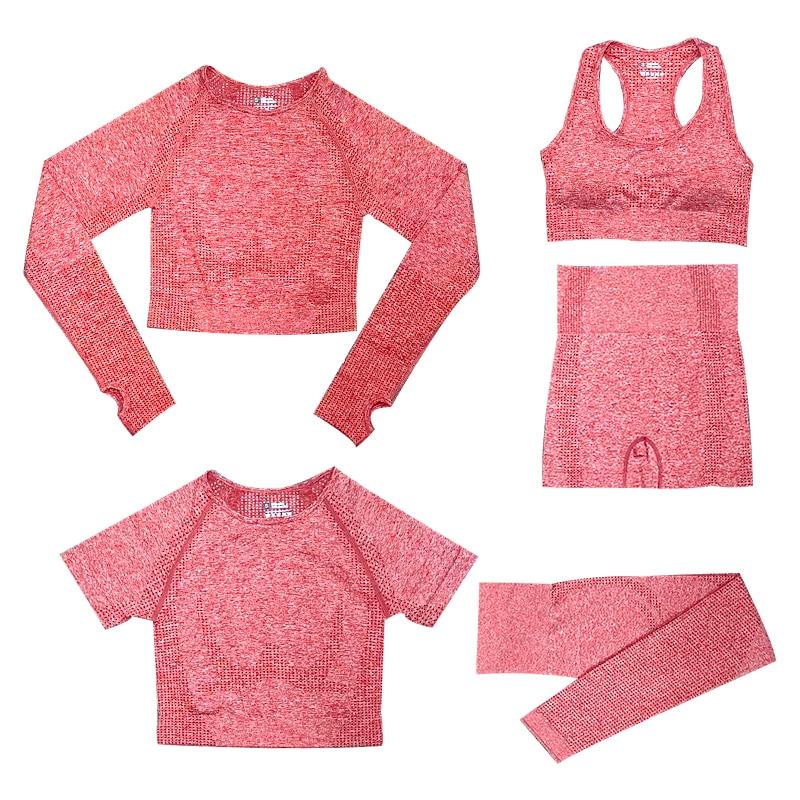 Lina - Complete 5-Delige Stretch Sportkleding Set voor Dames