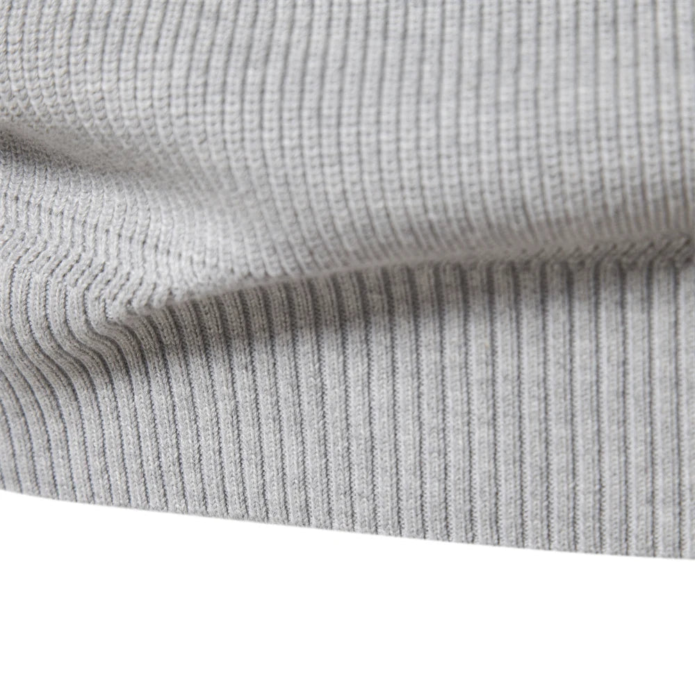 Hoog Col | Katoenen Cardigan Met Rits 5