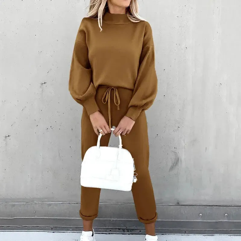 Victoria - Tweedelig Huispak met Comfortabele Trui en Broek