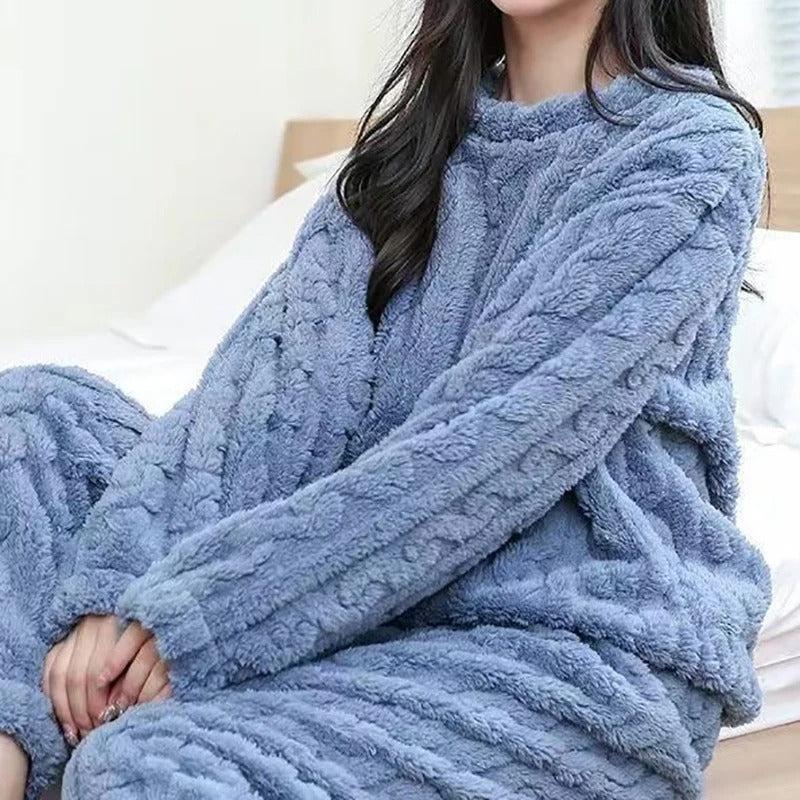 Isabella – Ensemble Pyjama Teddy avec Pull et Pantalon pour Femmes